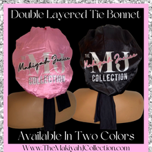 Load image into Gallery viewer, Double Layered Tie Bonnet
